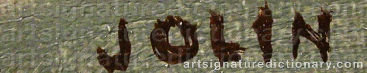 Signature by Einar JOLIN