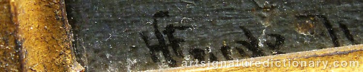 Signature by Hans Fredrik GUDE