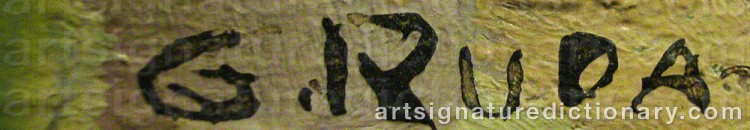 Signature by Gunnar RUDA