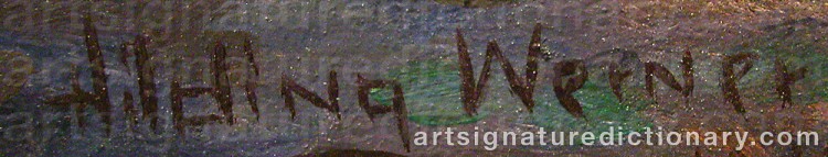 Signature by Hilding WERNER