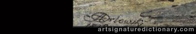 Authentic signature by Alexander Ossipovich ORLOWSKY on  artwork