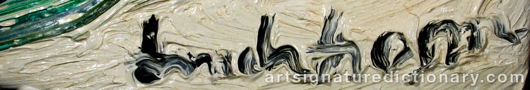 Close-up details showing Bengt LINDSTRÖM signature forgery characteristics