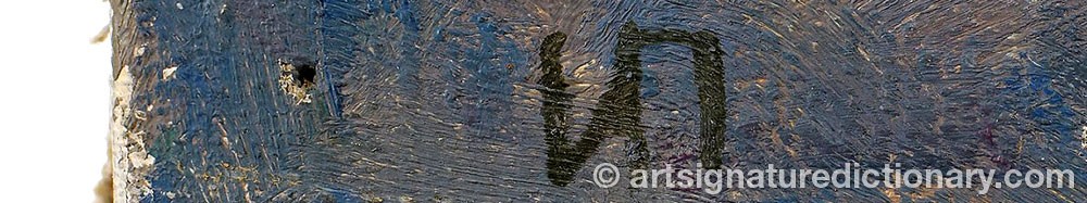 Authentic signature by Ilya Vladislavovich PRAVDIN on  artwork