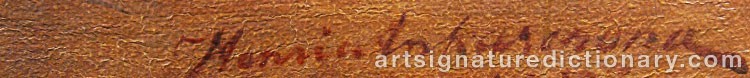 Signature by Henrik ANKARCRONA