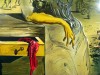 Close-up details showing Salvador DALI signature forgery characteristics