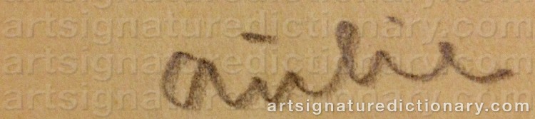 Signature by Reidar ‘Aulie’ AULIE
