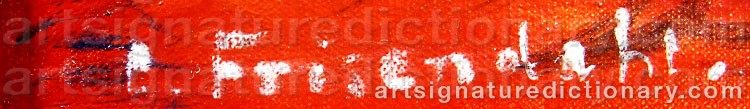 Signature by Carl FRISENDAHL