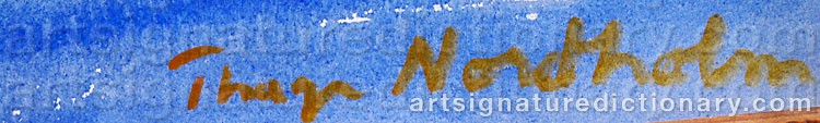 Signature by Thage NORDHOLM