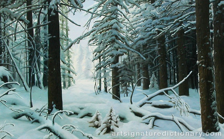 Close-up details showing Ivan Ivanovitch SHISHKIN signature forgery characteristics