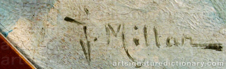 Signature by Johnny MILLAR
