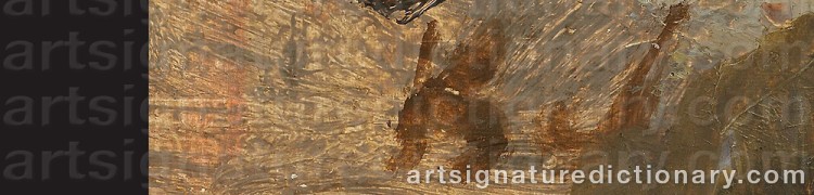 Authentic signature by Alexandra Mitrofanova BELTSOVA on artwork