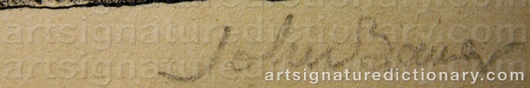 Signature by John BAUER