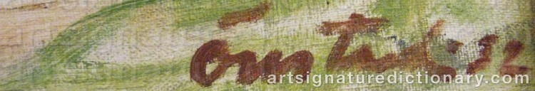 Signature by Bernhard ÖNSTAD