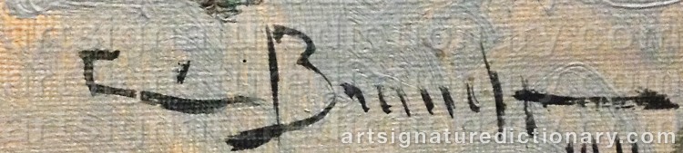 Signature by Carl BRANDT