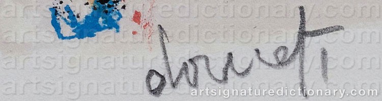 Signature by Jacques DOUCET