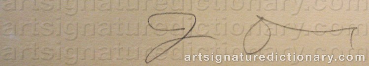 Signature by Jim DINE