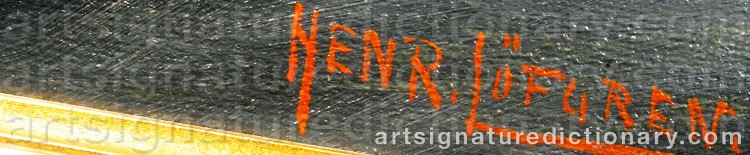 Signature by Henrik LÖFGREN
