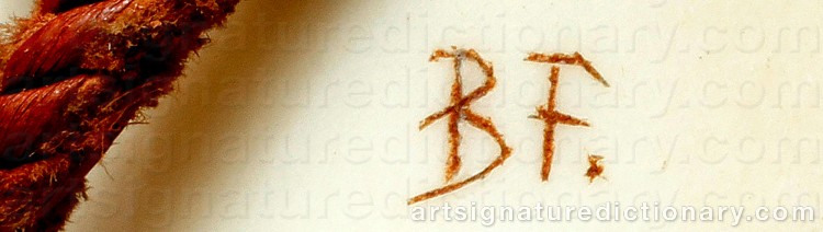 Authentic signature by Bertil (Sami Artist) FÄLLMAN on Other artwork