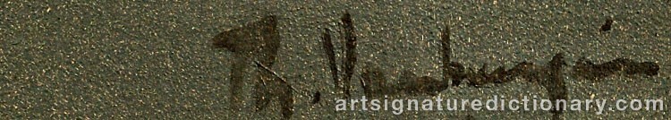 Authentic signature by Thierry VAUBOURGOIN on  artwork