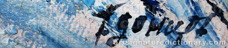 Authentic signature by German Evgenievich DONTSOV on  artwork