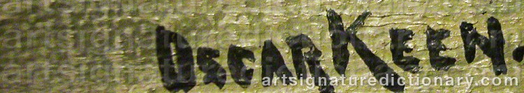 Signature by Oscar KEEN