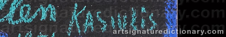 Signature by Vytautas KASIULIS