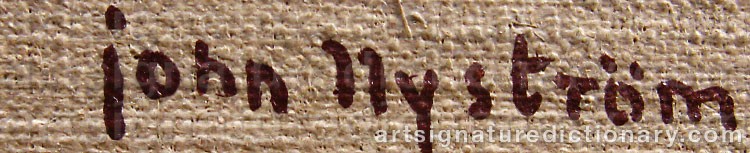 Signature by John NYSTRÖM