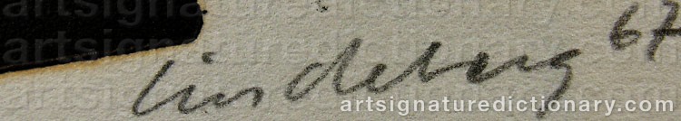 Signature by Lars LINDEBERG