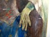 Close-up details showing Anders ZORN signature forgery characteristics