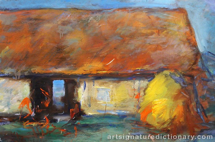 Close-up details showing Oluf HØST signature forgery characteristics