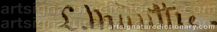 Signature by Ludwig MUNTHE