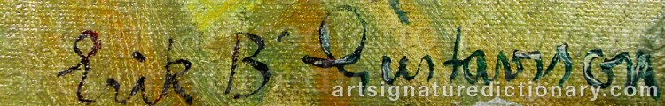 Signature by Erik Birger GUSTAVSSON