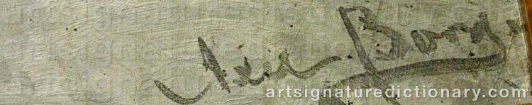 Signature by Axel BORG