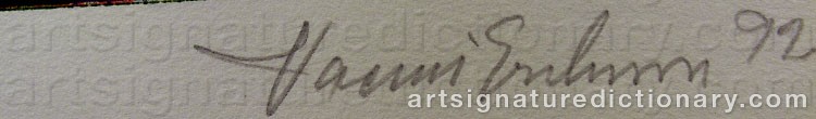 Signature by Naemi ERIKSSON