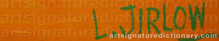 Signature by Lennart JIRLOW
