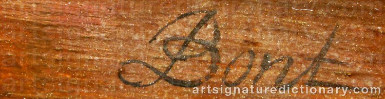 Authentic signature by Jan De BONT on  artwork