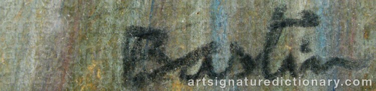 Signature by Louis BASTIN