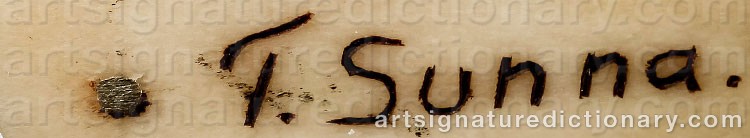 Signature by Tore (Sami Artist) SUNNA