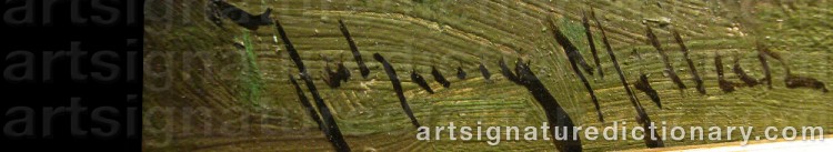 Signature by Johnny MILLAR