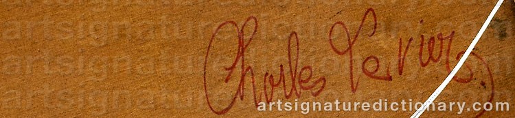 Signature by Charles LEVIER