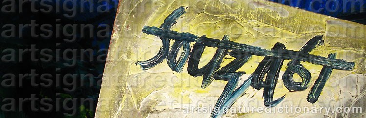 Signature by Francis Newton SOUZA