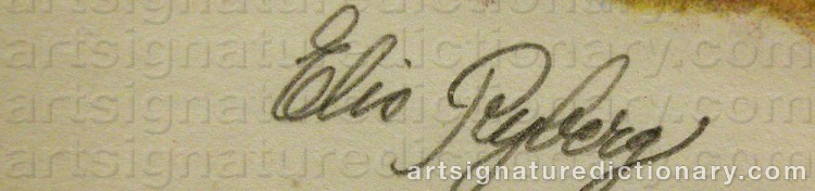 Signature by Elis RYBERG