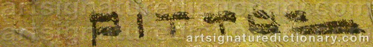 Signature by Guiseppe PITTO