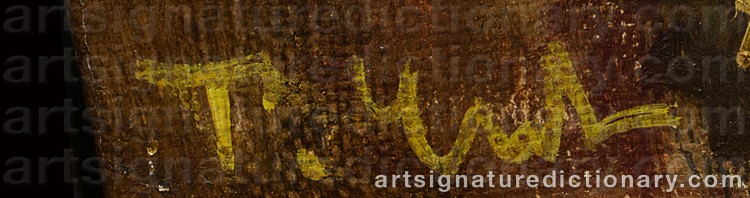 Authentic signature by Tatyana Alekseevna CHEPIKOVA on Painting/Watercolour artwork