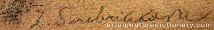 Forged signature of Zinaida Evgenievna SEREBRIAKOVA