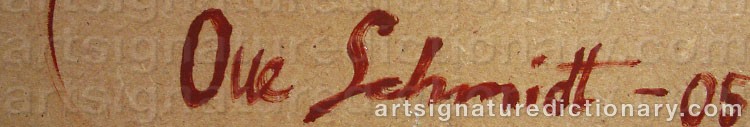 Signature by Olle SCHMIDT