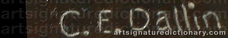 Authentic signature by Cyrus Edwin DALLIN on Sculpture artwork