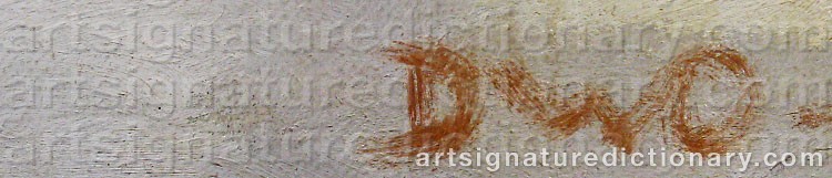 Signature by Donald WILLIAM-OLSSON