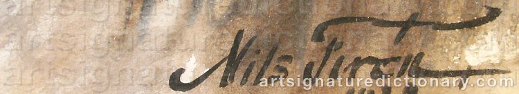 Signature by Nils TIRÉN