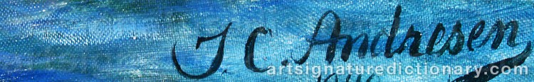 Signature by Jens Christian ANDRESEN